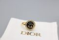 Dior New Black Stone Ring