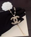 CHANEL Latest Hollow Marquise Diamond Necklace