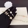 CHANEL New Model Five-Pointed Star CC Chain Necklace Sweater Chain