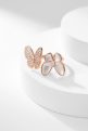 The Van Cleef & Arpels Butterfly Ring with Diamond Setting